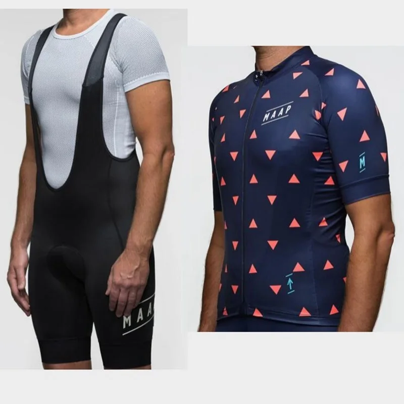 15 MTB camisa de ciclismo Team MAAP, летние комплекты из Джерси с коротким рукавом для велоспорта и гоночных велосипедных шорт, Мужская одежда для велоспорта, костюм - Цвет: 15