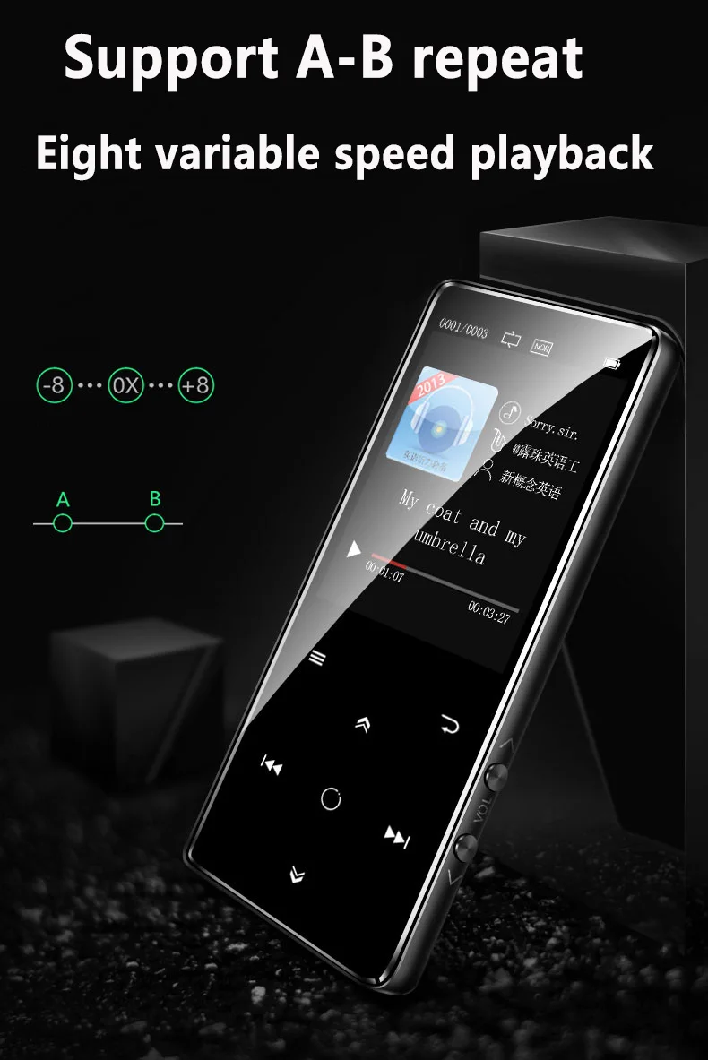 BENJIE K11 IPX4 водонепроницаемый HIFI Mp3 музыкальный плеер 8 Гб без потерь Мини Портативный Аудио плееры FM радио Электронная книга диктофон