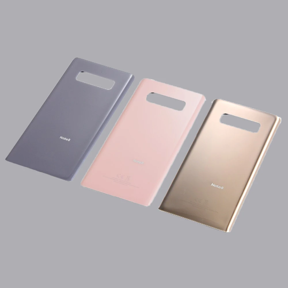 Корпус для Samsung Galaxy Note 8 N950 N950F N9500 Задняя стеклянная крышка батарейного отсека с
