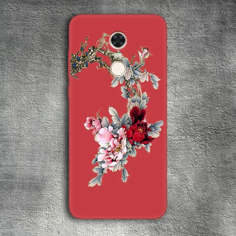 17 Роскошные цветение чехол для телефона для Xiaomi mi A2 Lite Honor 8 Lite 9 SE mi X 3 тонкий мешок матовый чехол для Red mi 5 Plus 5A 6 6A чехол Funda - Цвет: 17
