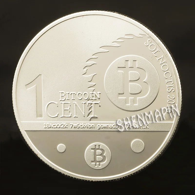 Сова памятная монета 999 Посеребренная Биткоин арт коллекционные монеты бит BTC металлическая медаль вызов монета Бизнес подарки
