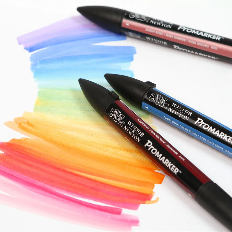 WINSOR & NEWTON Профессиональный маркер Твинс Советы Дизайн чертежный ручка свободный