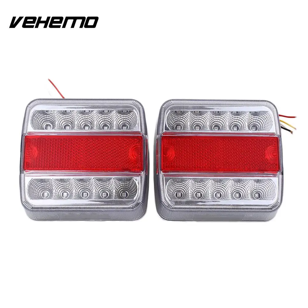 2Pcs 14 LED Rear Tail Light Lamp Car Trucks Trailer Van Trike DC12V Waterproof | Автомобили и мотоциклы