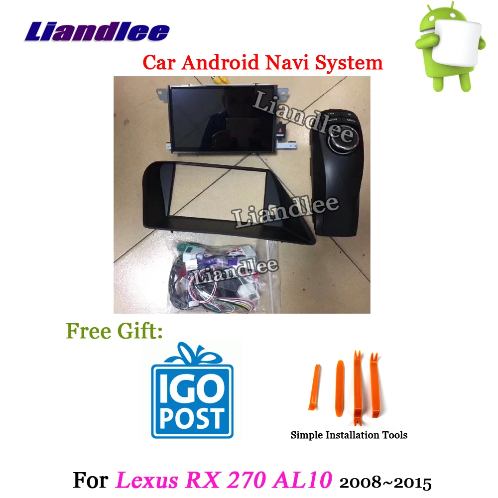 Liandlee автомобильная система Android для Lexus RX 270 RX270 AL10 2008~ Радио Стерео Carplay gps Wifi Navi карта навигация Мультимедиа