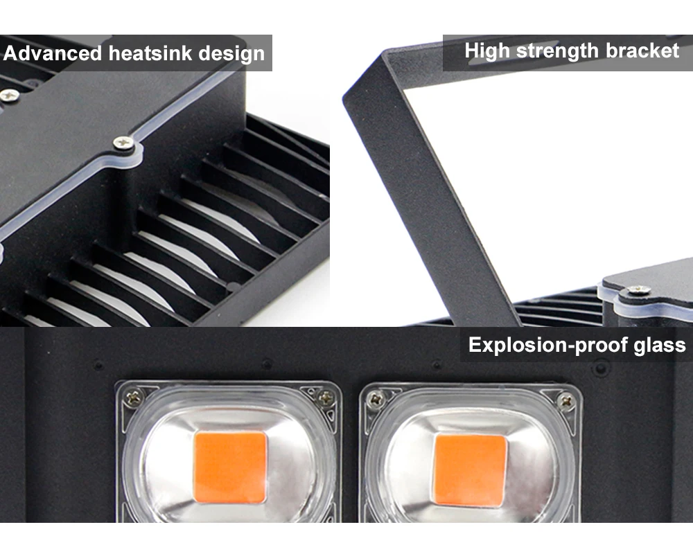 IP65 светодиодный COB потолочные светильник 100W 50W 30W 220V Вход Smart IC драйвер полный спектр фруктов и цветов по оптовой цене культивировать растения DIY светать светильник