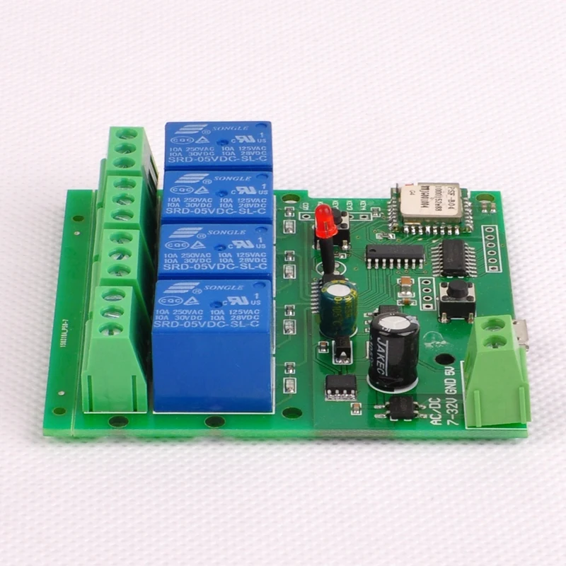 Для Dc7 32V 4Ch Wifi переключатель беспроводной релейный модуль умный дом