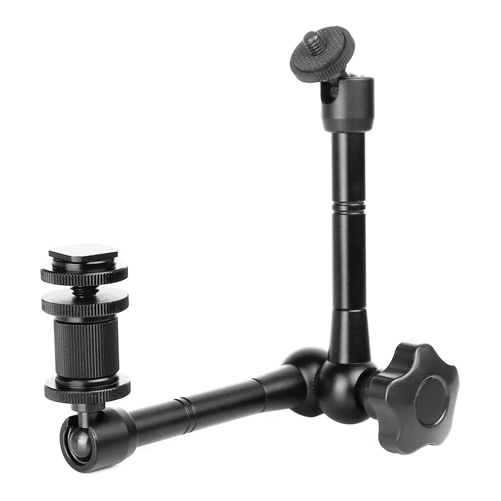 Schreibtisch Dolly+ 11 дюймов Волшебная рукоятка настольная Мобильная роликовая видео рейка Конькобежец для SLR камеры слайдер Долли Автомобильная дорожка и волшебная рукоятка