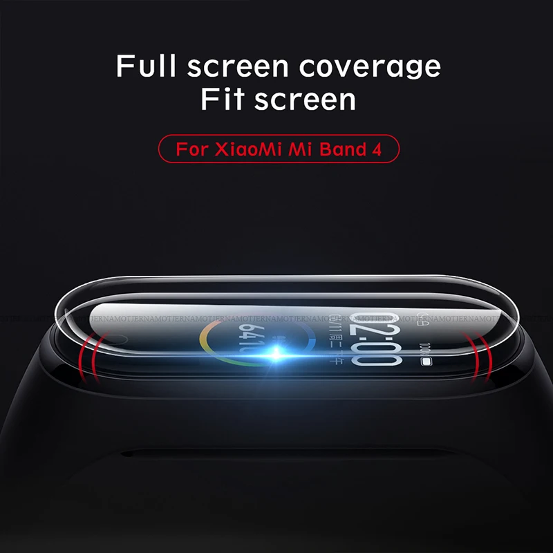 Защита экрана для смарт браслета Xiaomi Mi Band 4 аксессуары Xiami Band4 Miband4 мягкая пленка