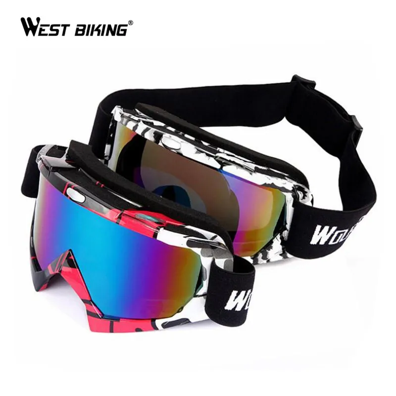 WEST BIKING ветрозащитный лыжный очки UV400 защиты Лыжная маска очки для катания на сноуборде Antiparra сноуборд мотоциклетные солнцезащитные очки