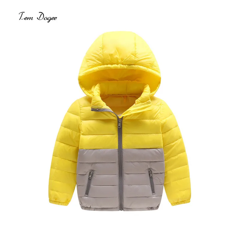 Tem Doger kids clothing winter new boys jackets outdoor snowsuit windproof girls outwear children windbreaker outfits | Детская одежда