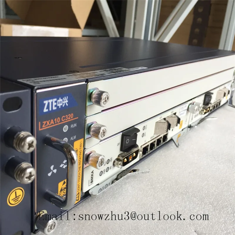 2U оригинальный ZTE 19 дюймов ZXA10 C320 EPON/GPON OLT SMXA/3 карты 1G uplink управление питание