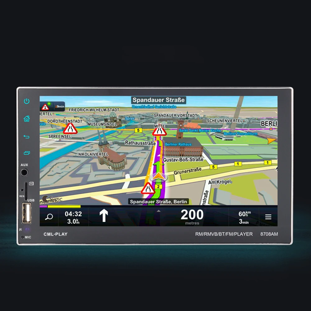 Автомагнитола AMPrime 7 &quotуниверсальная 2din GPS навигация автомобильный