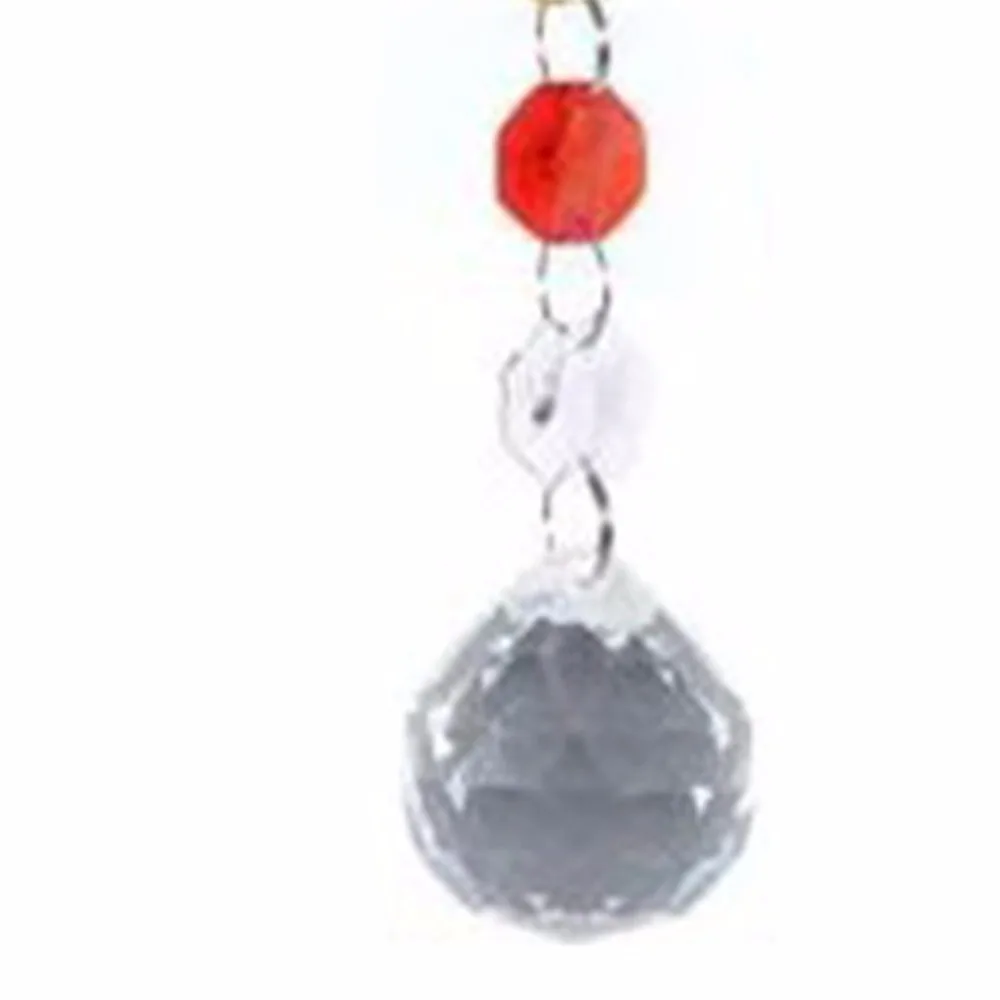 DIY Висячие красочные Восьмиугольные бусины хрустальные Suncatcher световая гирлянда