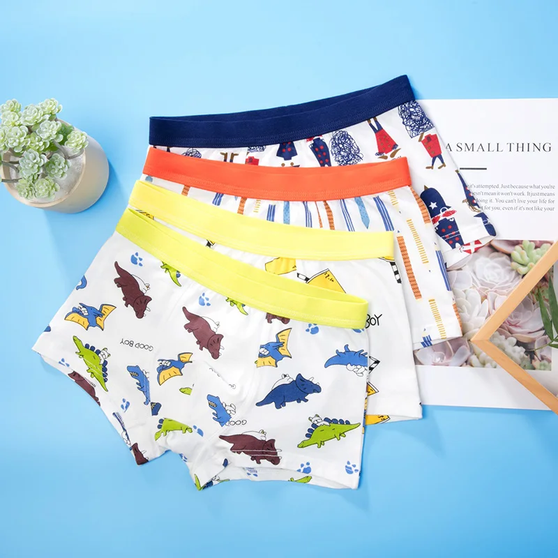 2 шт./сколько лет детское нижнее белье цветные шорты для мальчиков Нижнее Мягкий