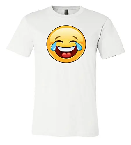 T Shirt for MenLaughing Tears Emoji T-shirt | Laughing Crying Tee Summer Casual Fashion Мужская одежда