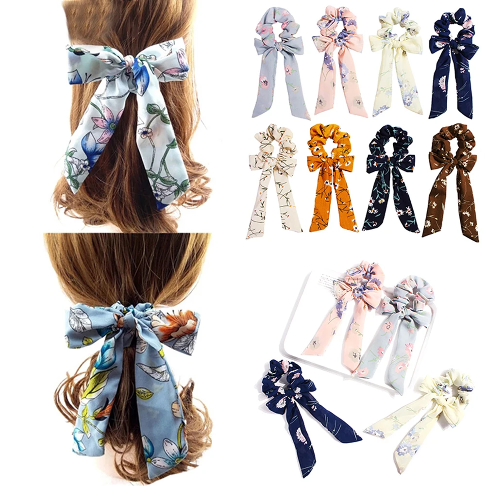 Резинка для волос с бантом женская цвет в ассортименте |