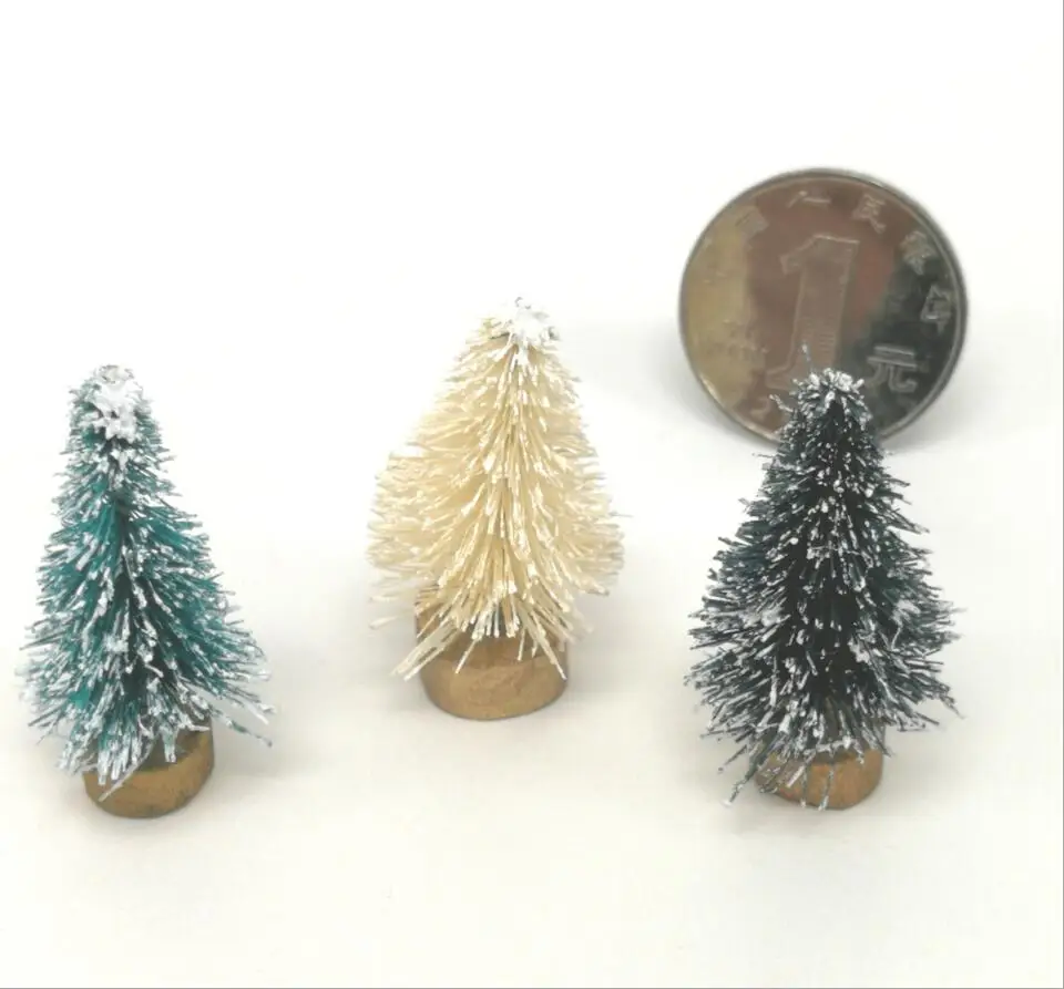 Миниатюрное украшение для кукольного домика высота 4 см сосна рождественской