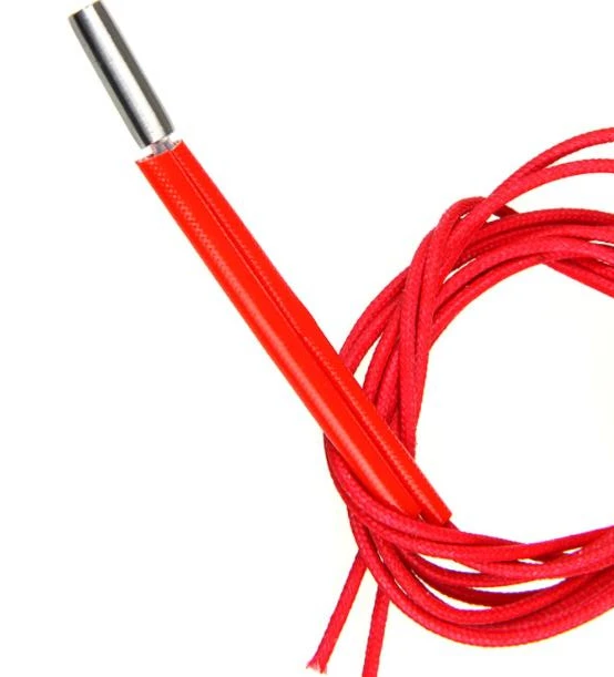 5 шт./лот Reprap Mendel Prusa Картридж нагреватель 24 в 40 Вт 2 м для Hotend J-Head нержавеющая сталь