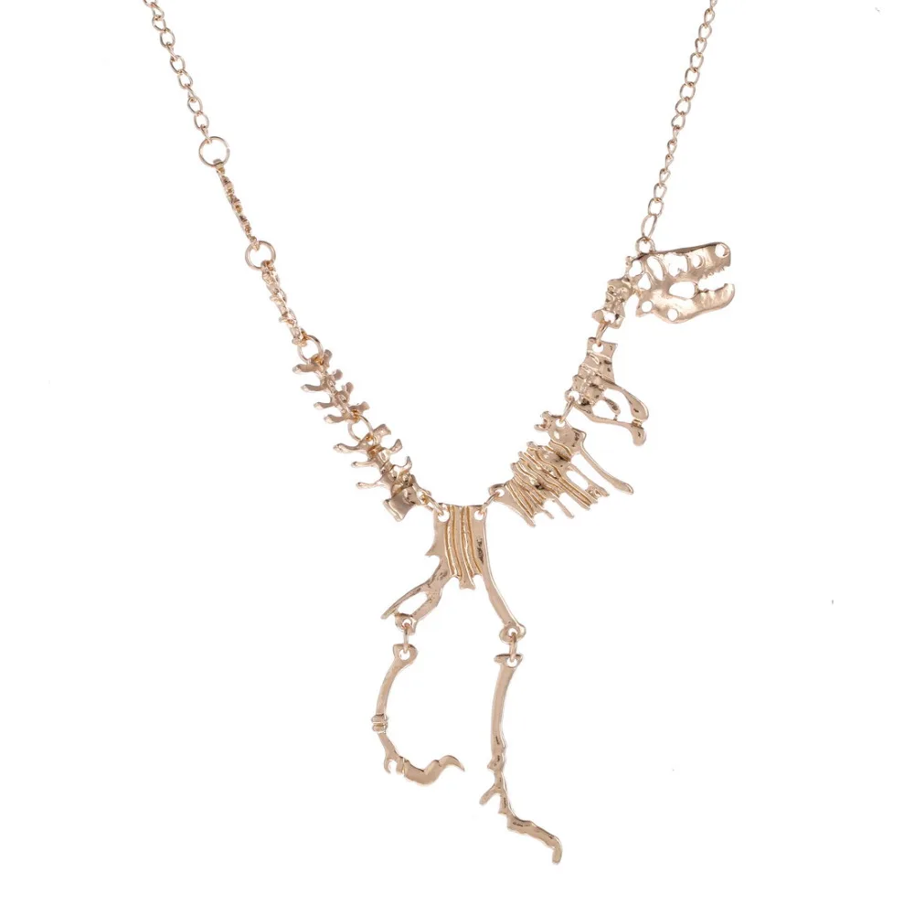 Женское колье с подвеской в виде кости динозавра украшение стиле панк 2020 |