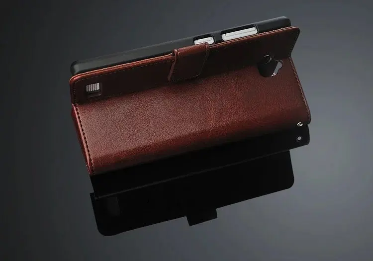 Флип-чехол для Huawei Honor 3C кошелек задняя крышка из искусственной кожи чехол