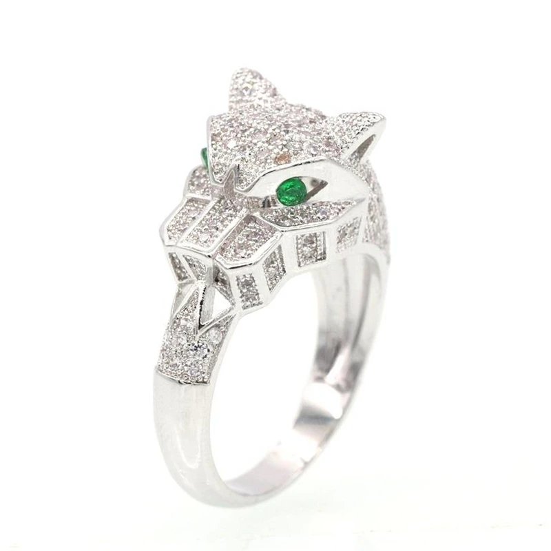 JINYAO модное романтическое женское ювелирное изделие с тигриным цирконием белое