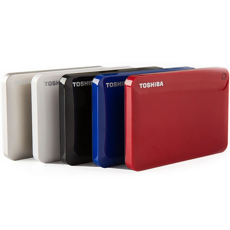 Внешний жесткий диск TOSHIBA 2 ТБ 1000 Гб HD HDD Портативный CANVIO V8 USB 3 0 SATA3 5 &quotтонкий 100%