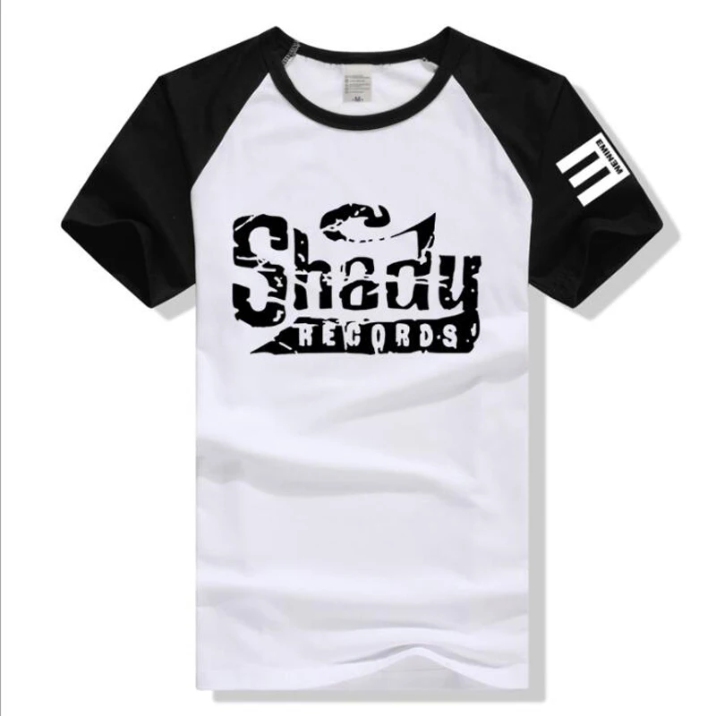 2019 лето новый хлопок Удобная футболка Eminem Em не боится Slim Shady хип хоп Рок шоу с