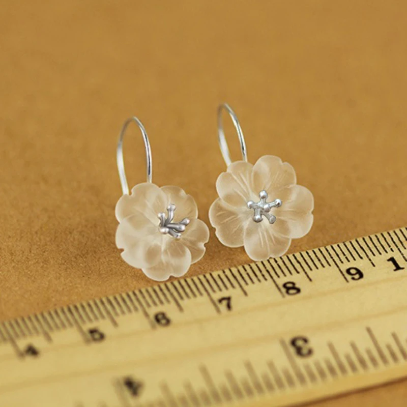 Lotus Fun Real 925 Sterling Silver Natural Handmade Fine Jewelry Flower in the Rain Ring Open Rings for Women Female Bijoux | Украшения и