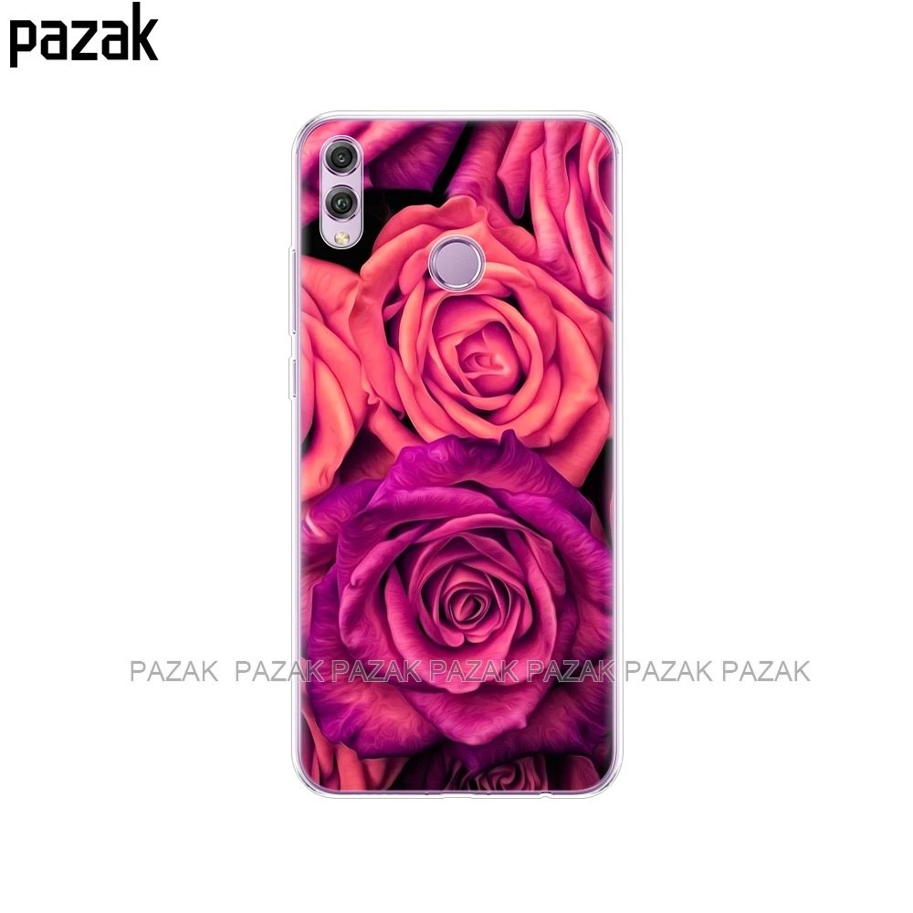 34535 Силиконовый чехол для huawei honor 8x, чехлы 6,5 дюйма, мягкая задняя крышка из ТПУ для huawei honor 8x, Защитные чехлы для телефонов, оболочка, чехлы - Цвет: 34535