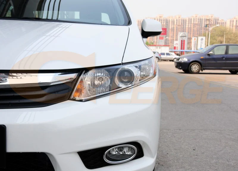 Для Honda Civic Sedan 2012 2013 ксеноновая фара отличное Ультра яркое освещение smd комплект светодиодов «глаза ангела» DRL