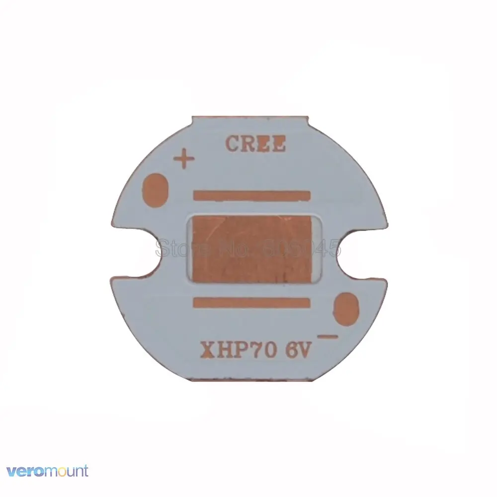20 шт./лот! Светодиодный теплоотвод для печатной платы Cree XHP70 или XHP70.2 медный