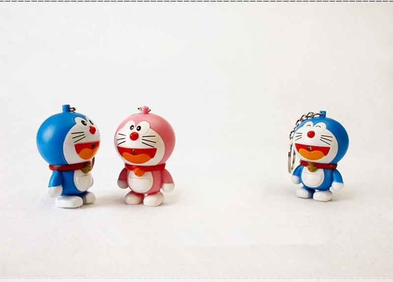 Лидер продаж новинка 2018 игрушки с мультяшным Аниме Doraemon фигурки светодиодный