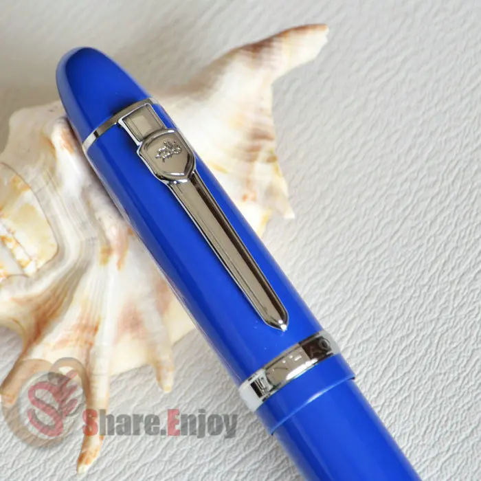 Шариковая ручка JINHAO 159 синий и серебристый толстый|roller ball pen|ball penjinhao |
