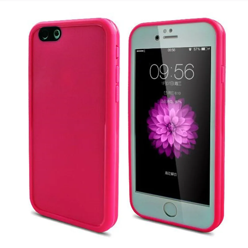 Роскошные мягкие силиконовые водонепроницаемые чехлы из ТПУ для iPhone 6 Case 5 5s 6s Plus