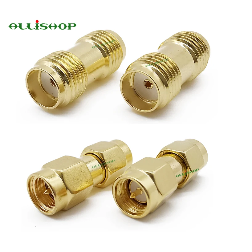 ALLiSHOP 2X SMA штекер + гнездо RF разъем адаптера коаксиальные разъемы|Соединители| |