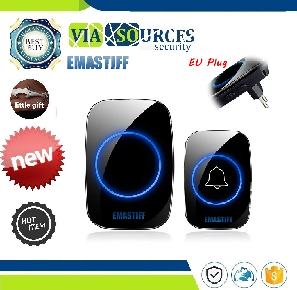 ЕС Австралия Великобритания США Plug smart дверной звонок колокольчика новый дом