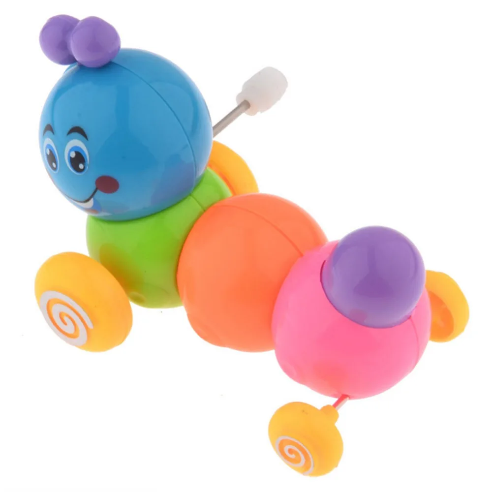 Cute Cartoon Caterpillar Wind Up Toys Running Clockwork Classic Toy Newborn Spring Random Color | Игрушки и хобби
