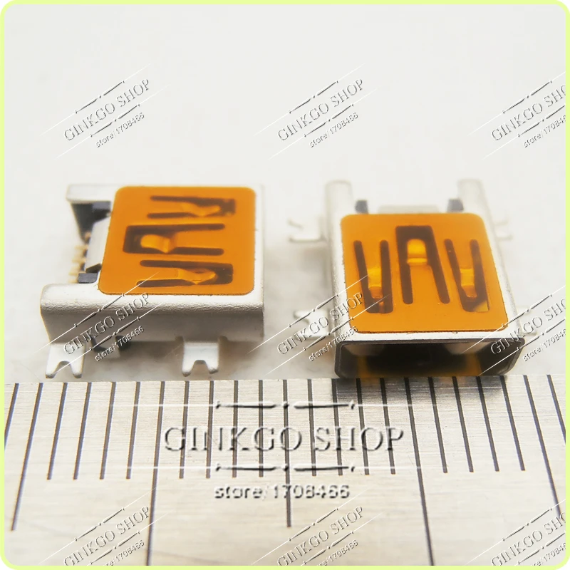Высокое качество 10p 10pin мини USB разъем usb порт для зарядки 4 SMT тип раковины 1 мм