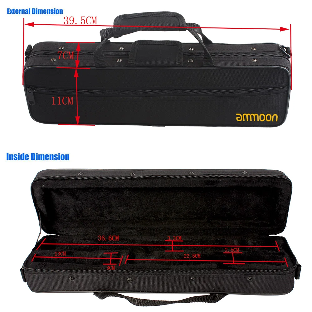 Чехол ammoon с 16 отверстиями Gig Bag водонепроницаемый футляр для рюкзака прокладка из