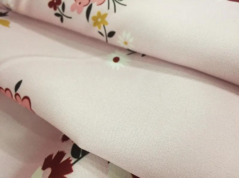 FFLACELL 2 М Платье Ткани Цветы Печати Шифон Материал Ручной Работы DIY широкий 140