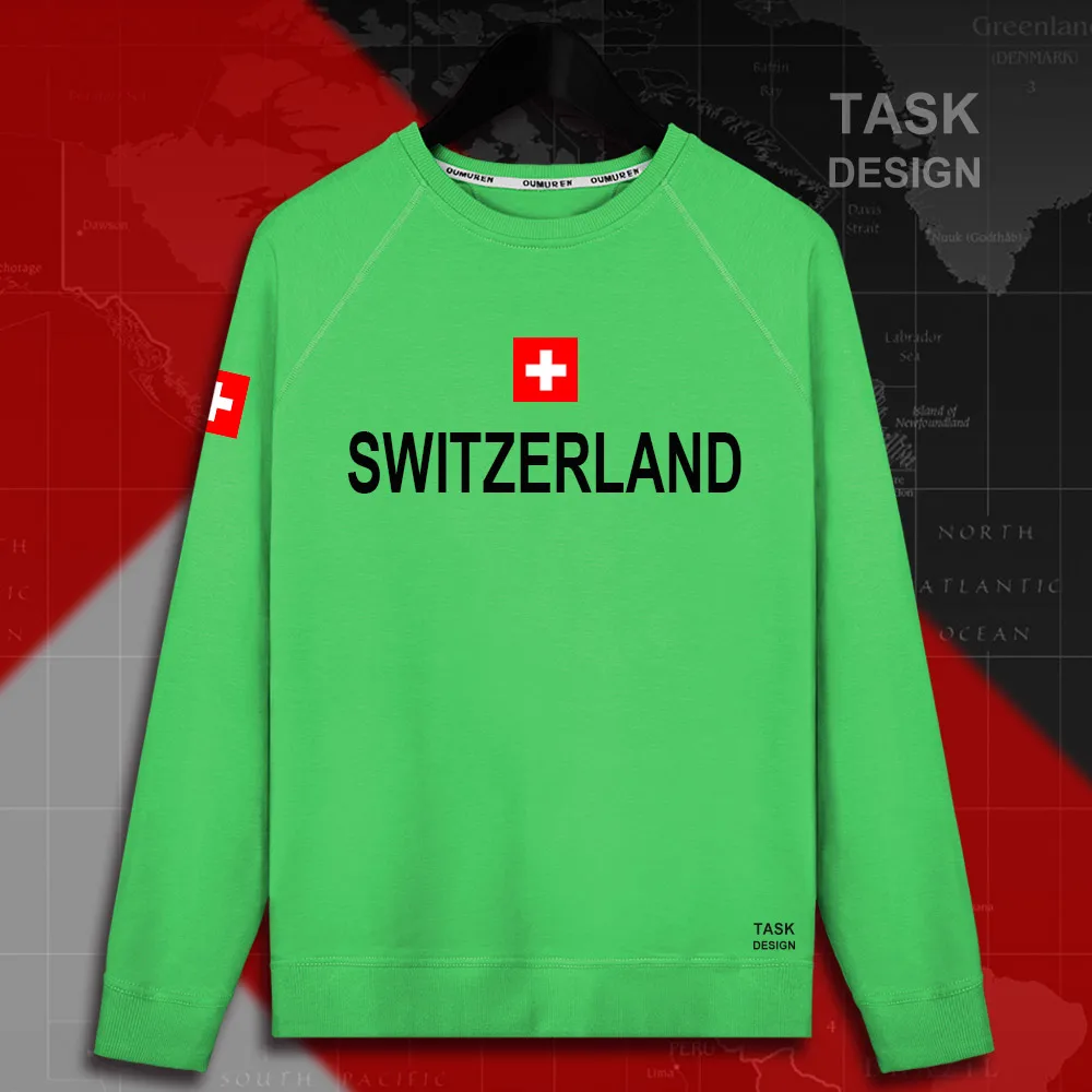 Swiss Confederation Switzerland CHE CH Confoederatio Helvetica мужские пуловеры с капюшоном, толстовки, Мужская толстовка, тонкая новая уличная одежда
