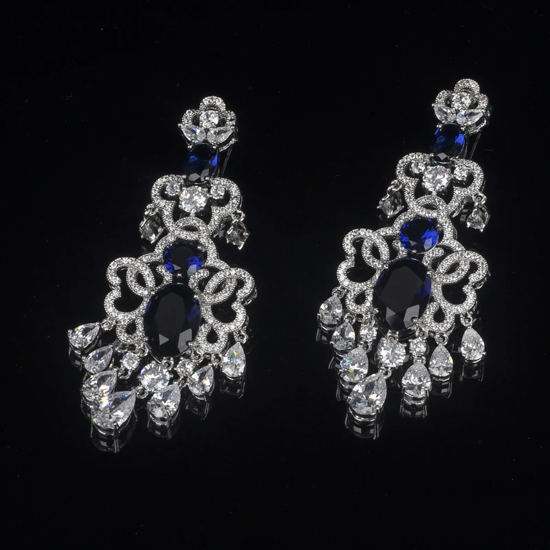 Classic Redesign Sparking Around Necklace Set Full Cubic Zirconia Stone Jewelry Sets Women Bridal Dress Accessories Gift S-011 | Украшения
