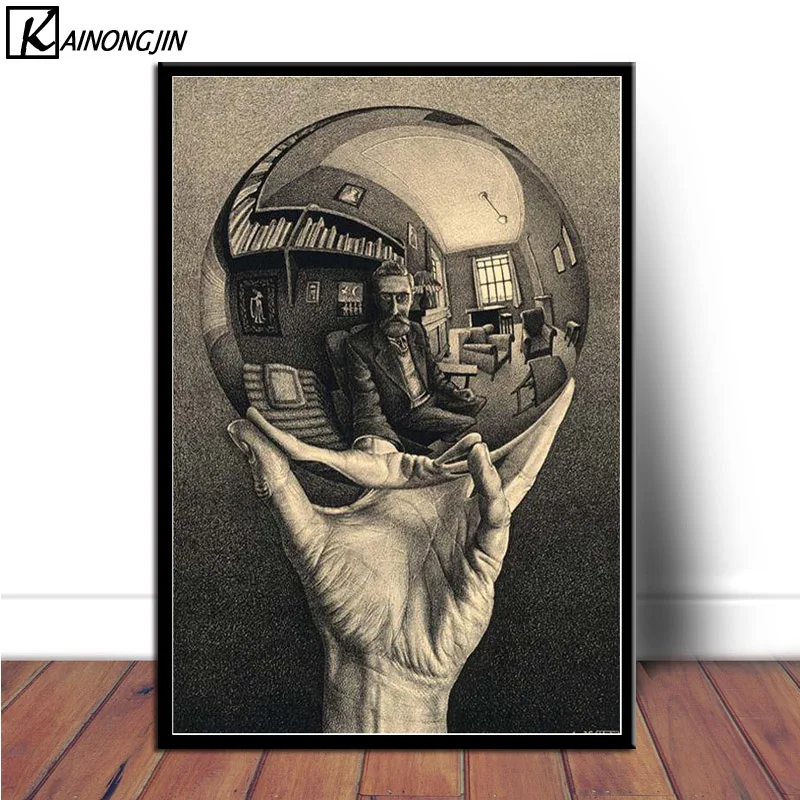 Постер Escher Surreal геометрические плакаты и принты Картина на холсте Настенная