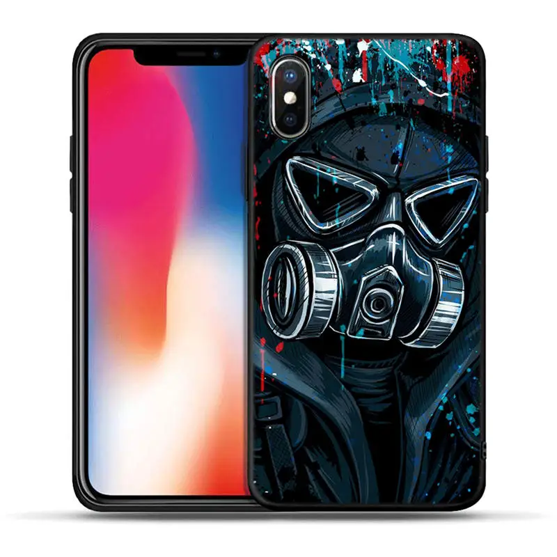 H1333 Модный городской уличный мотоциклетный чехол Coque для iPhone X XR XS Max 8 7 6 6S Plus 5 5S SE Силиконовые чехлы Fundas Capinhas Etui - Цвет: H1333