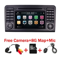 7 inch touch screen 2 din car dvd player for mercedes benz ml gl class w164 ml350 ml500 gl320 3g steering wheel control free map