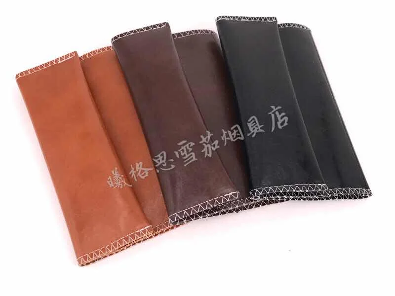 

Free Shipping 3pcs/lot PU Leather Hookah Cigarette Rolling Pipe Tobacco Pouch Case Bag Wallet Tip Paper Holder