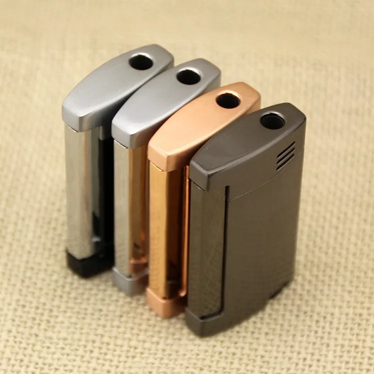 Ветрозащитная Зажигалка для сигар портативная металлическая Светоотражающая