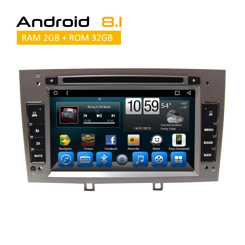 7 дюймов 2din Android Автомобильная аудиосистема gps DVD Автомагнитола для Пежо 308 408 308sw с