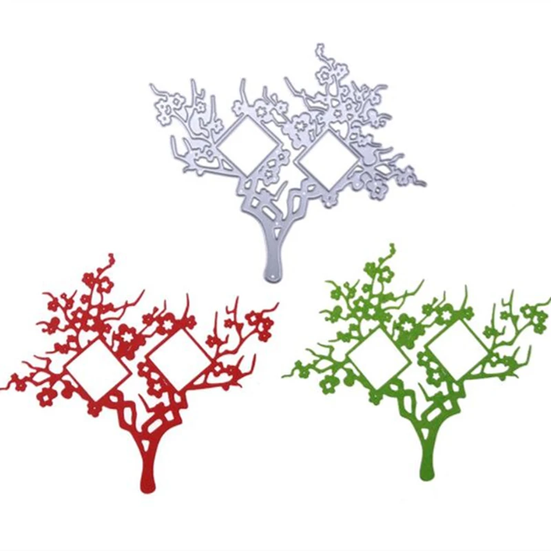 YINISE перфорированные матрицы вырезанные фото дерево металлические режущие