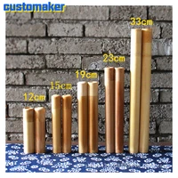 10pcs eco friendly bamboo tubes customized pills tubes small sweet drumenvironment bamboo container holder for gift filler